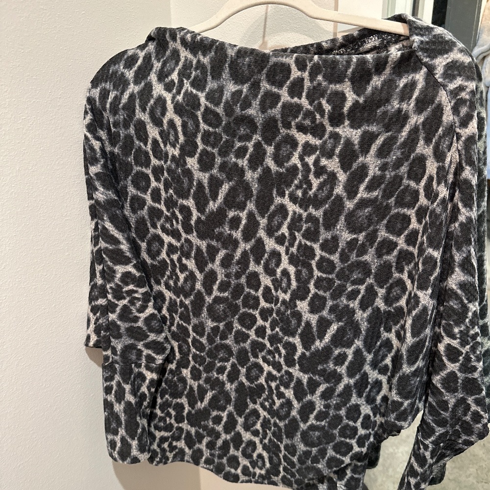 Animal print blouse